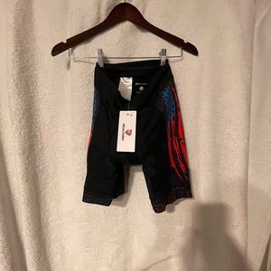 DealYork American flag New with tag men’s cycling shorts size small